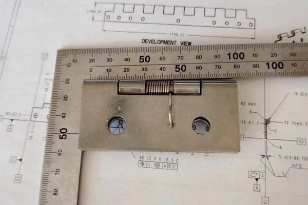 2mm2 Inch Stainless Steel Self-closing Spring Hinge