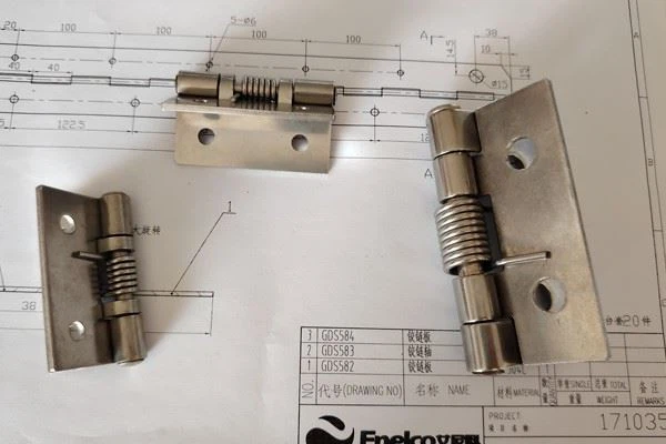 Gate Hinge With Spring
