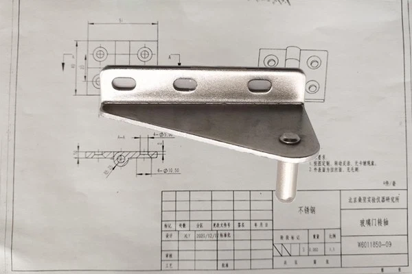 Polished Refrigerator Door Hinges