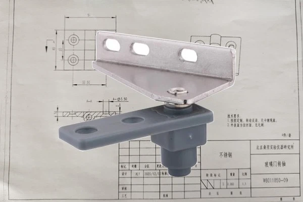 Polished Refrigerator Door Hinges