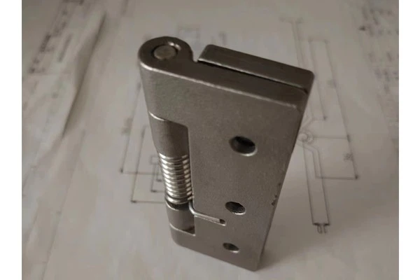 Stainless Steel Frosted Cadmium Plated Spring Hinge, Double Protection Process, Suitable For Marine Equipment Cabinets