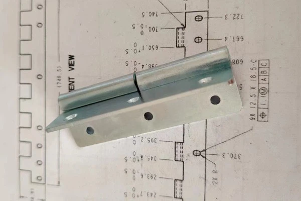 Zinc-aluminum Alloy Decorative Exposed Hinges